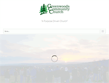 Tablet Screenshot of greenwoodschurch.com